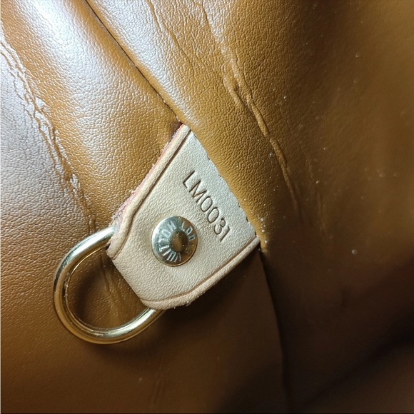 Louis Vuitton Shiny Brown Embossed Tote - Picture 9 of 9